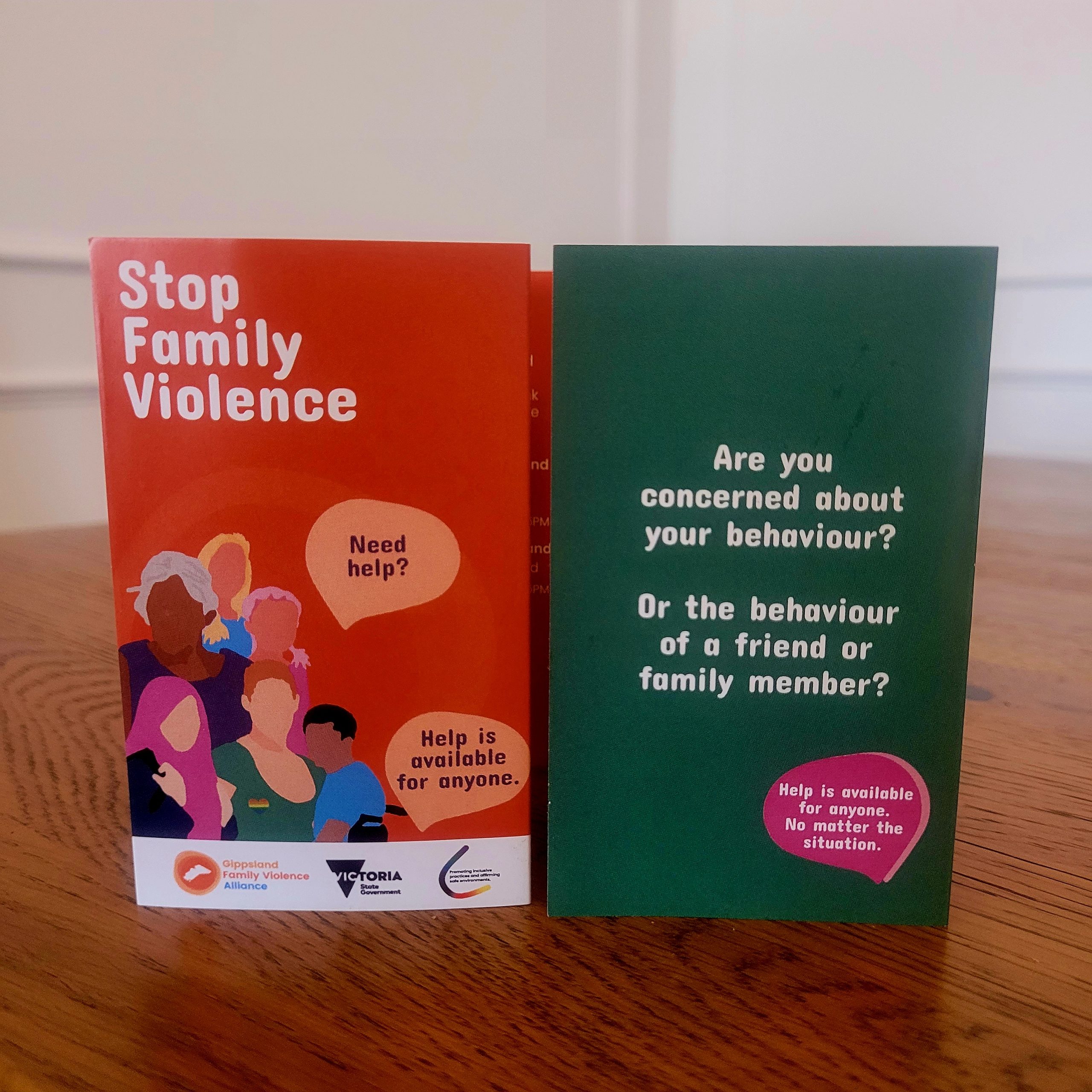 STOP Family Violence Card