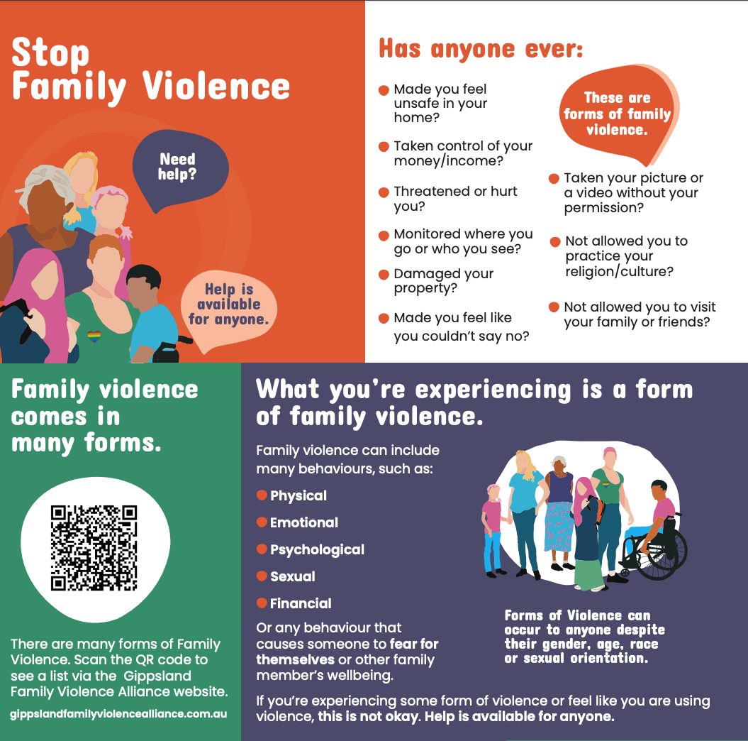 STOP Family Violence Poster 
